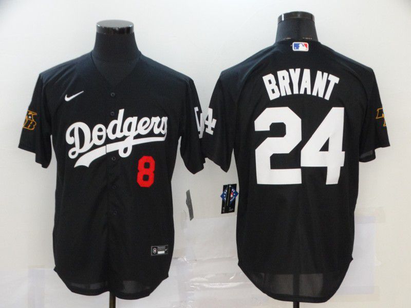 Men Los Angeles Dodgers #24 Bryant Black Game 2020 MLB Nike Jerseys->los angeles dodgers->MLB Jersey